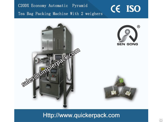 Triangle Nylon Bag Packing Machine With Thread And Tag