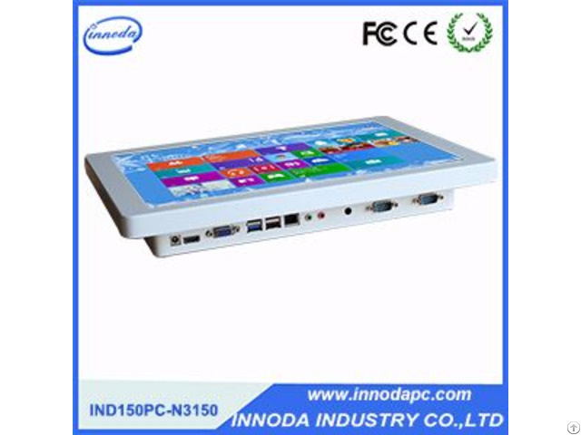Fanless 15 Inch Aluminum Shell Industrial Computer With Com Port