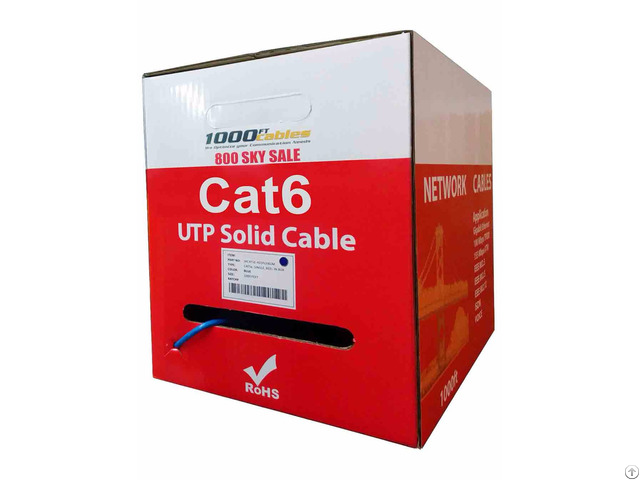 1000ft Cat6 Plenum Cmp Cable