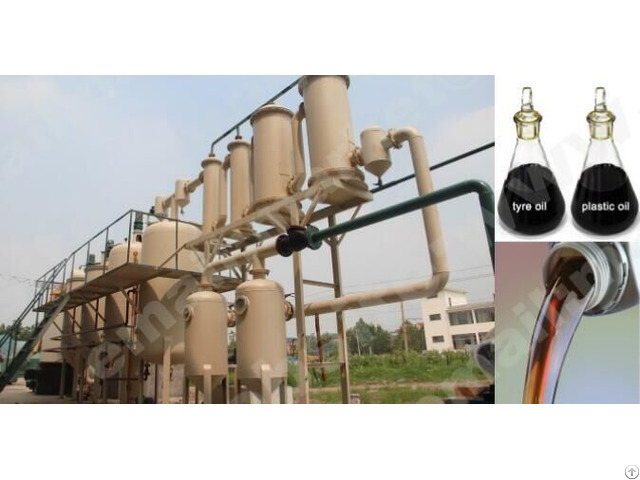 Rubber Oil To Diesel Refining Machine