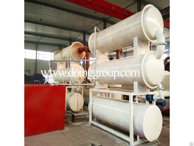 Fully Continuous Waste Tyre Plastic Rubber Into Fuel Oil Pyrolysis Plant