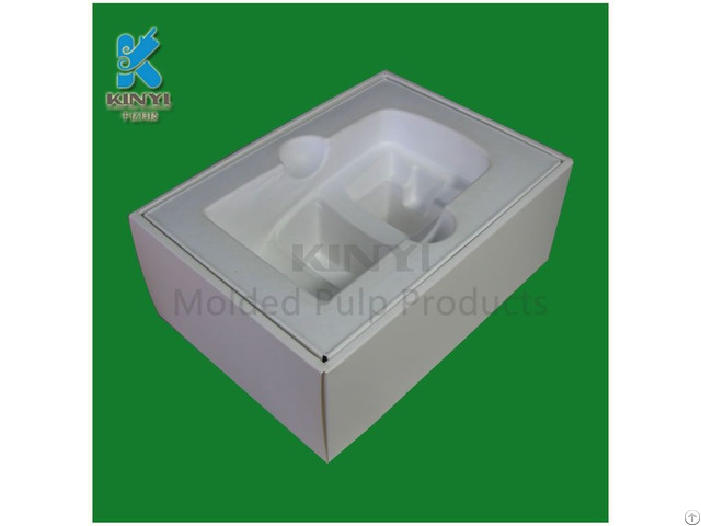 Custom Eco Friendly Paper Pulp Coffee Machine Packaging Box