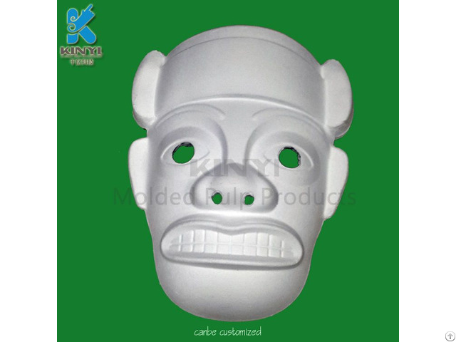 Wholesale Sugar Cane Paper Pulp Mache White Masks