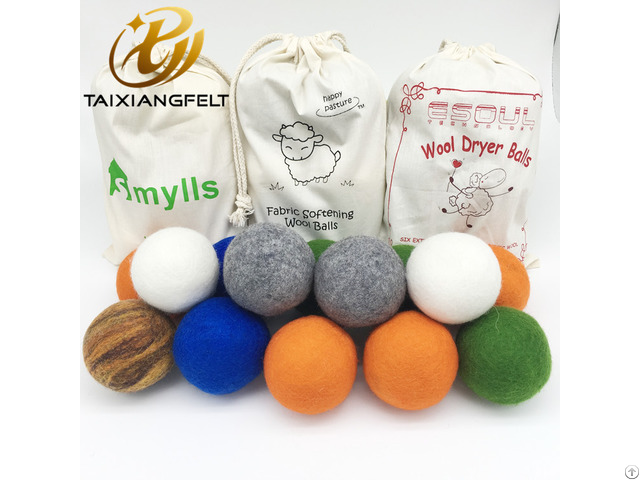 Organic Wool Dryer Balls Perfectly Sized For Your Laundry Faster Dry