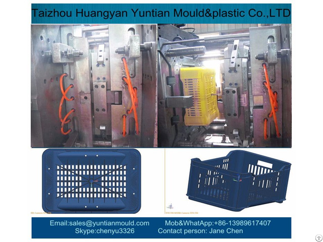 China High Quality Plastic Injection Crate Mold Manufacturer