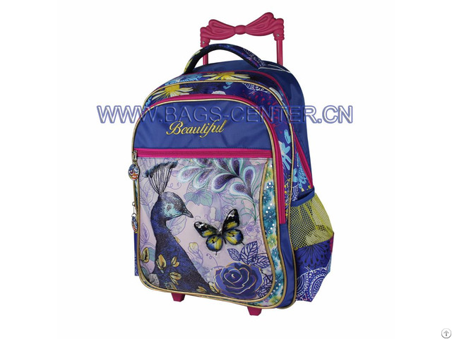 Kid Colourful Trolley Travel Bags