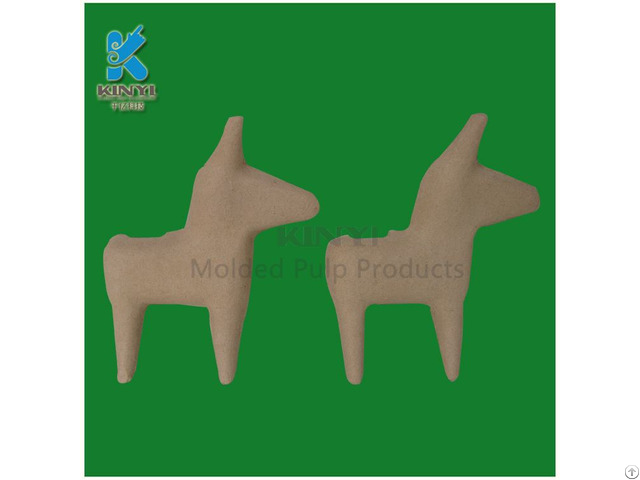 Eco Friendly Paper Pulp Molded Animal Trays Gifts For Children