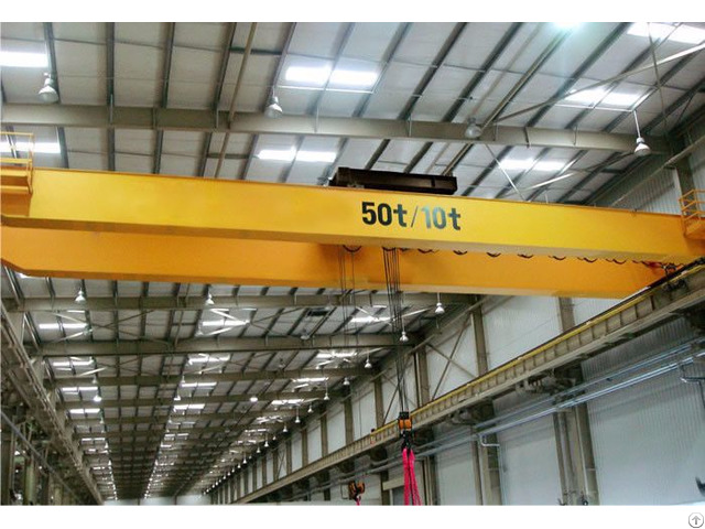 Factory Electric Travelling Double Girder Bridge Overhead Crane