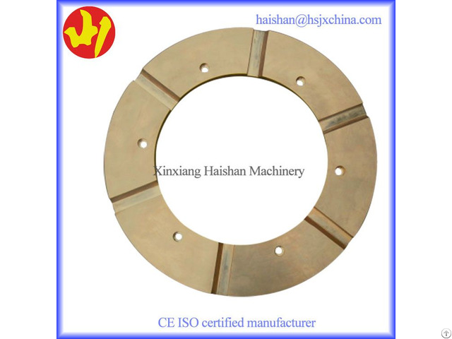 High Quality Bronze Metso G12 Thrust Bearing Plate