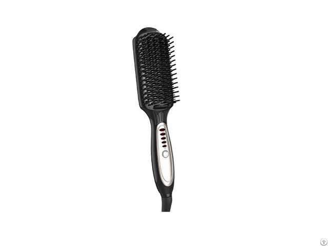 Professional Salon Equipment Tourmaline Ceramic Hair Straightener Brushelectric Comb