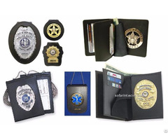 Id Card Holder Police Wallet Badge Cases