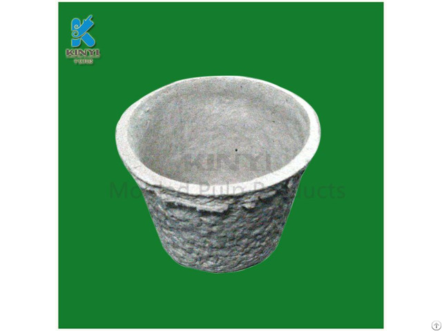 Eco Friendly Molded Pulp Plant Pot Design