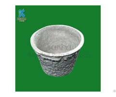 Eco Friendly Molded Pulp Plant Pot Design