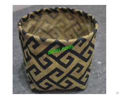 Sell Jute Flower Pot Fabric Garden Basket