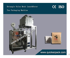 Rectangle Ultrasonic Corn Fiber Pla Bag Packing Machine With Outer Envelop