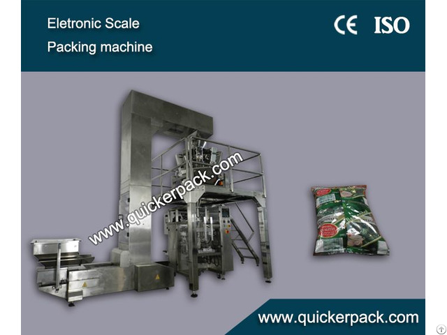 Snacks Packaging Machine With 10 Electric Scales Filling