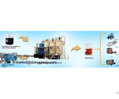 Plastic Oil Refining To Diesel Plant