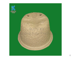 Eco Friendly Paper Pulp Molded Garden Pots