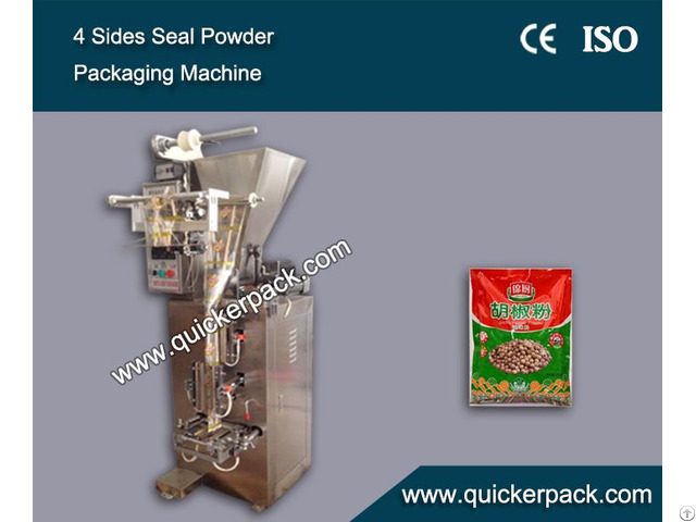 Four Sides Seal Powder Packaging Machine Fully Automatic