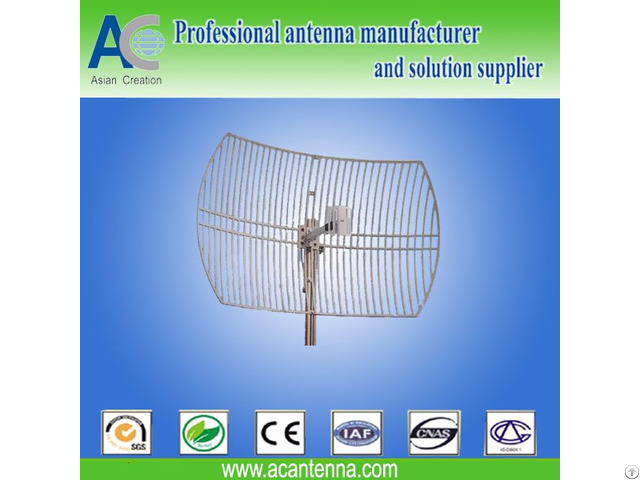 Wifi 2 4ghz 24dbi Die Cast Grid Antenna