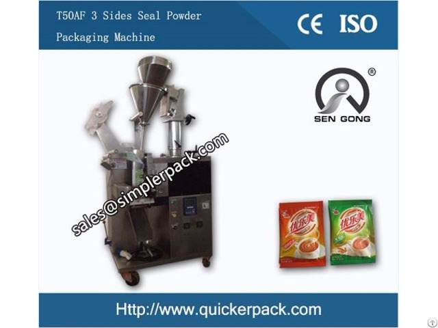 Automatic Three Sides Sealing Powder Packaging Machine