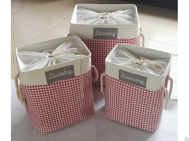 Sell Cotton Laundry Basket 1