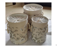 Sell Cotton Fabric Laundry Basket 2