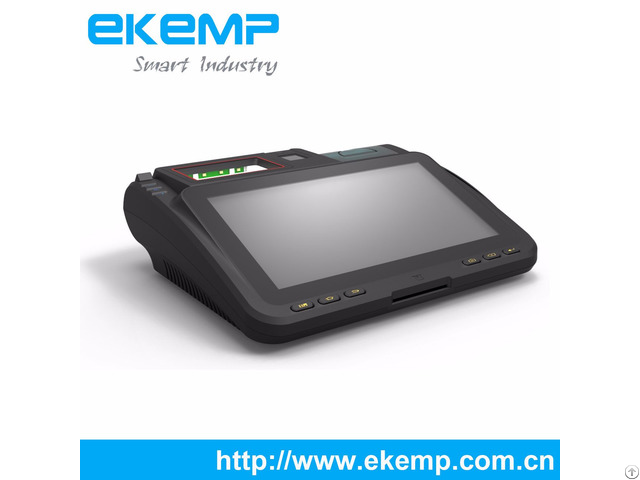 Ekemp P10 Android Tablet Pos Terminal With 58mm High Speed Thermal Printer