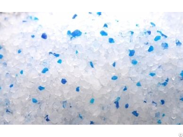 Silica Gel Cat Litter White 3 Percent Blue