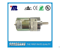 37mm Diameter 12volt Dc Gear Motor