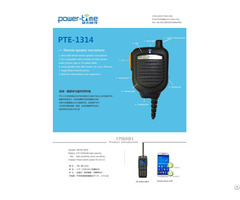 Remote Speaker Microphone For Smartphone And 3g Walike Talkie Pte 1314