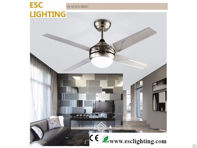 White Light Ceiling Fan