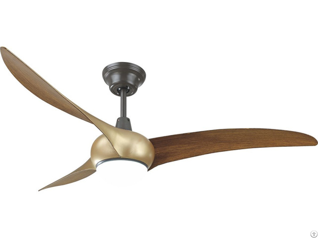 Wave Led Ceiling Fan With Remote Contro