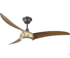 Wave Led Ceiling Fan With Remote Contro