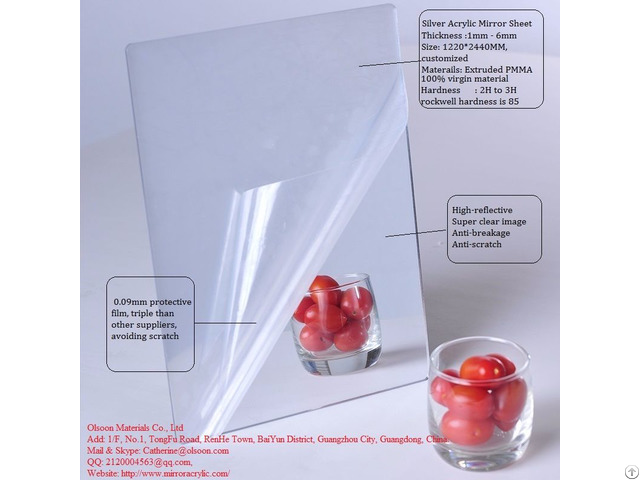 Acrylic Mirror Sheets 3mm X 48 X96 Manufactures