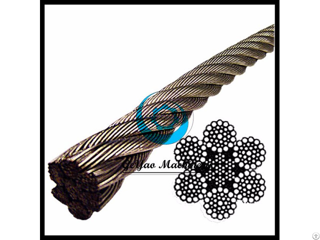 Stainless Steel Wire Rope 304 Iwrc 6x37 Class Lineal Foot