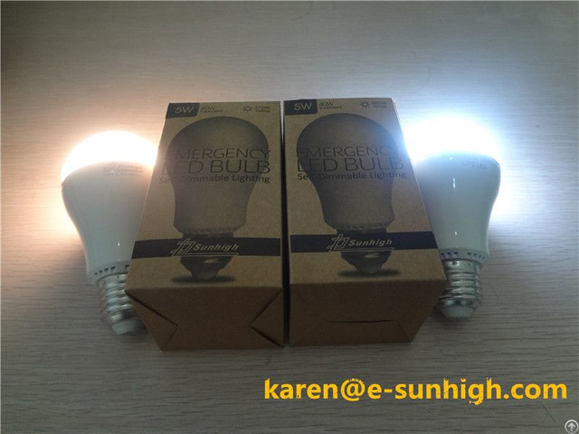 5w 6500k Multi Function Led Bulb Dimmable And Rechargeable