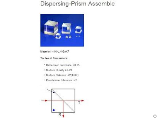 Rectangle Beam Splitting Assembly