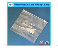 Household Use Food Grade Ldpe Plastic Slider Bag With Logo