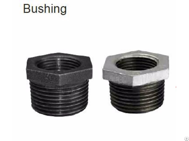 Factory Supply Galvanized And Black Bushing
