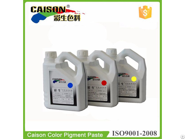 Red Pigment Paste For Fabric Printing With High Temperature Resistance