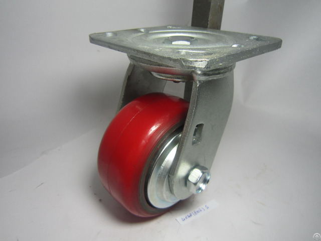 Swivel Pu Caster With 4 Inch Wheel