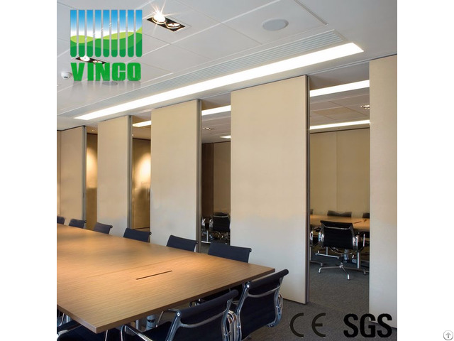 Aluminium And Operable Partitions Wall Acoustic Movable Office Partition For Hotel