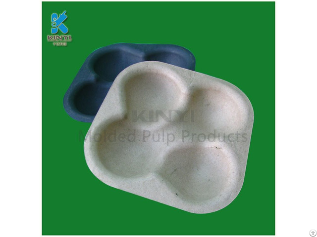 Hot Selling Molding Pulp Peach Packaging Trays