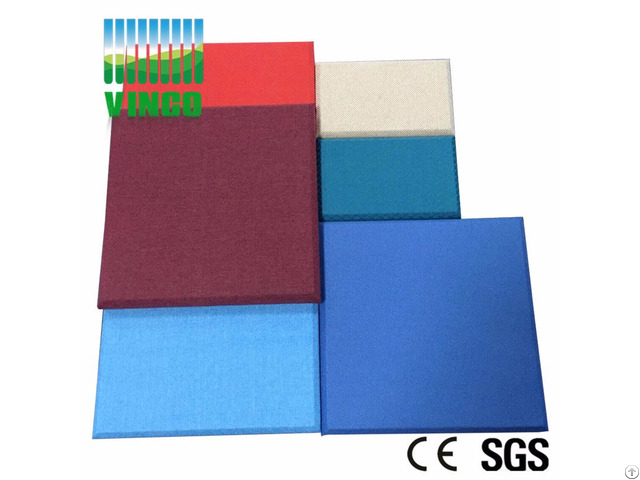 Sound System Theater Glass Wool Acoustic Panel For Interior Decoration