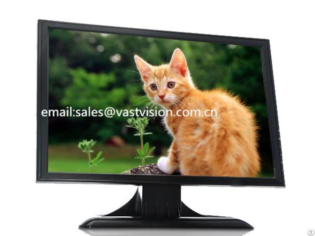 Inch 19 Wide Screen Cctv Lcd Monitors With 2 Bnc Input Output