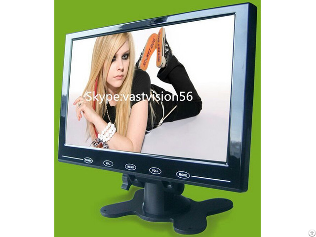 9 Inch Car Pc Lcd Monitor With 2 Av Input Vga Hdmi Optional