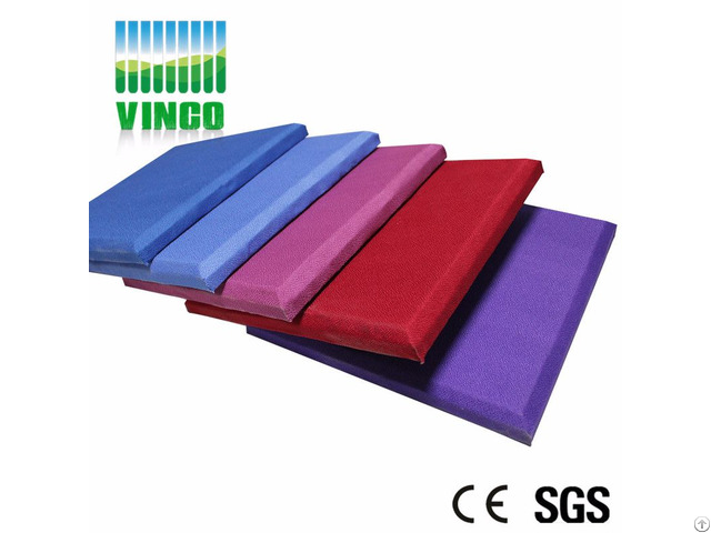 Waterproof Fireproof Material Soft Package Decorative Fabric Acoustic Panel