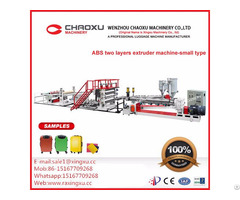 Abs Two Layers Plastic Sheet Plate Extruder Production Line Machine Smaller Type