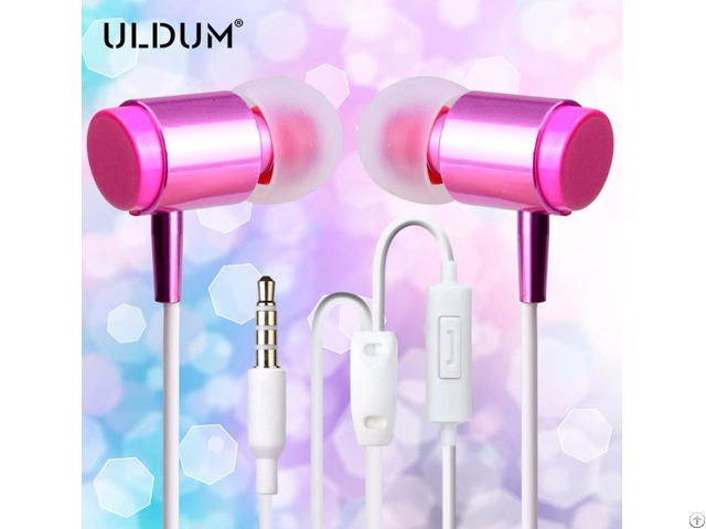 Uldum New Fashion Girl Lipstick Disposable Bus Classic Earphone For Mobile Phone Mp3 Media Player